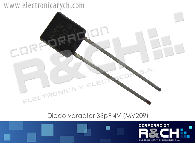 NTE614 diodo varactor 33pF 4V (MV209)