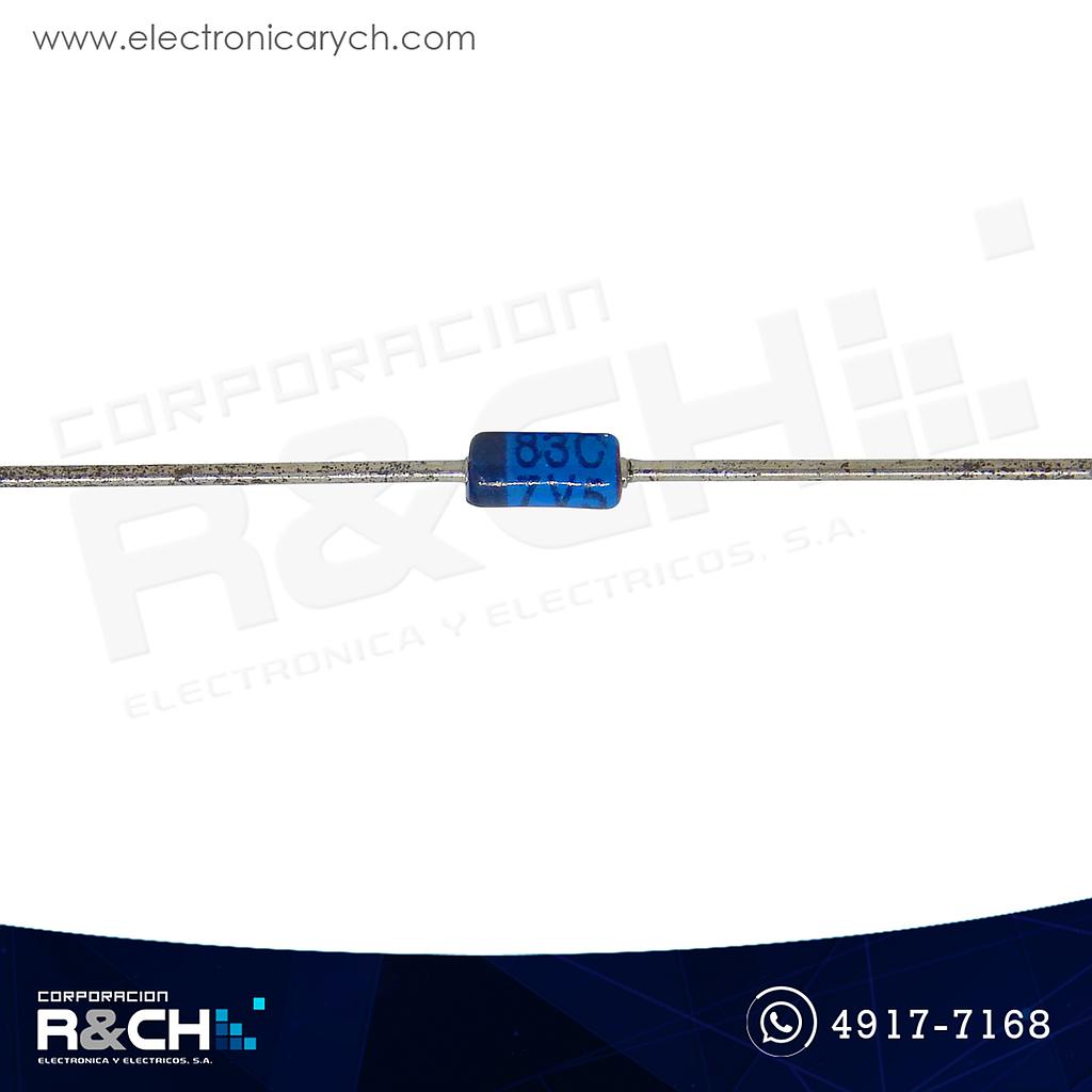 NTE5015A Diodo zener 7.5V 0.5W(1N5236B)