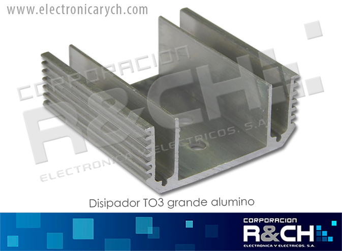 DS-TO3G disipador TO3 grande alumino