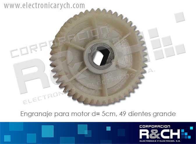 EG-4950 engranaje para motor d=5cm 49 dientes grande