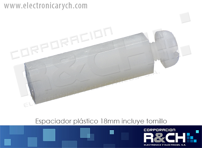 TN-EP espaciador plastico 18mm incluye tornillo