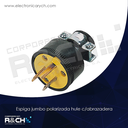 60-E18-3 espiga jumbo polarizada hule c/abrazadera