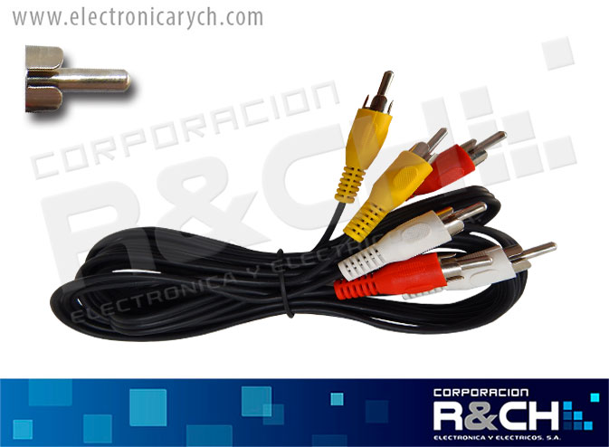 M-250GHQ extension RCA x 3 6 pies