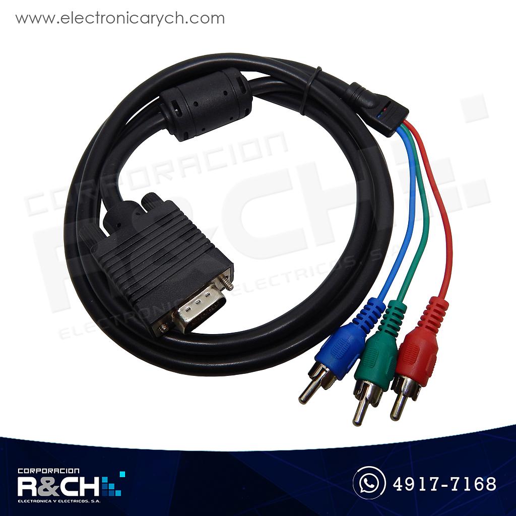 EX-450-6 Extensión SVGA macho a 3RCA 6´ video