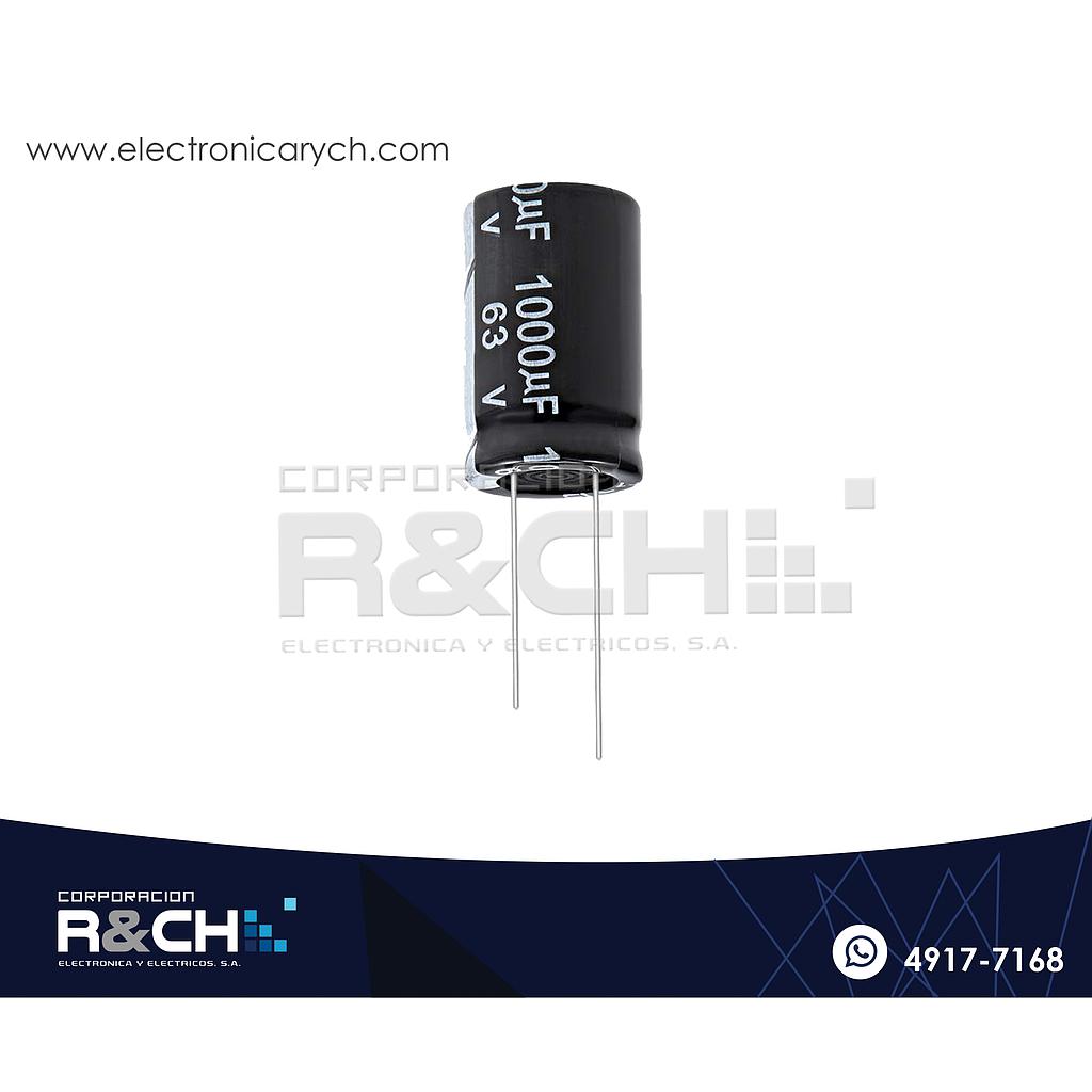 FE-1000U/63 filtro elect. 1000uF 63V