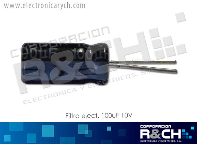 FE-100U/10 filtro elect. 100uF 10V