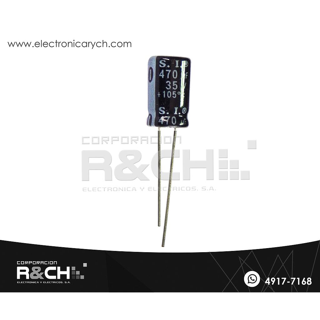 FE-470U/35 filtro elect. 470uF 35V