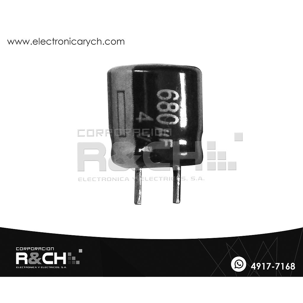 FE-680U/4 filtro elect. 6.8uF 4V