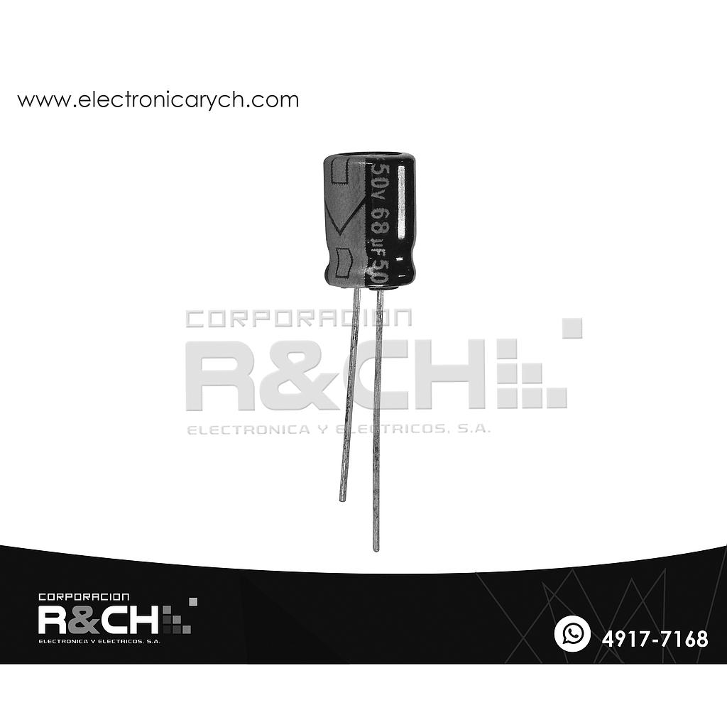 FE-68U/50 filtro elect. 68uF 50V