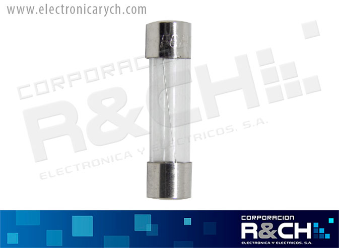 FA-6A Fusible Americano 6A 250V cristal