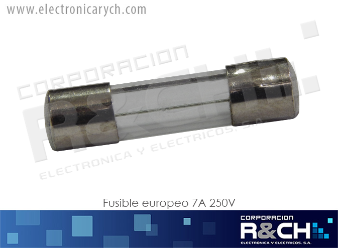FE-7A Fusible Europeo 7A 250V 5x20mm