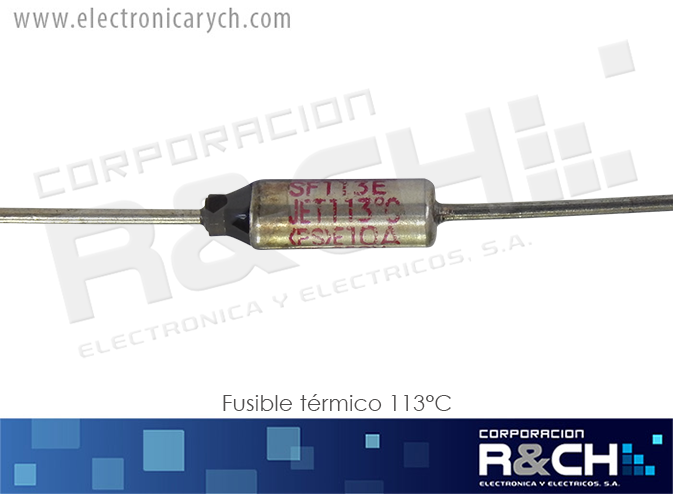 FT-113 fusible termico 113 ºC 10A
