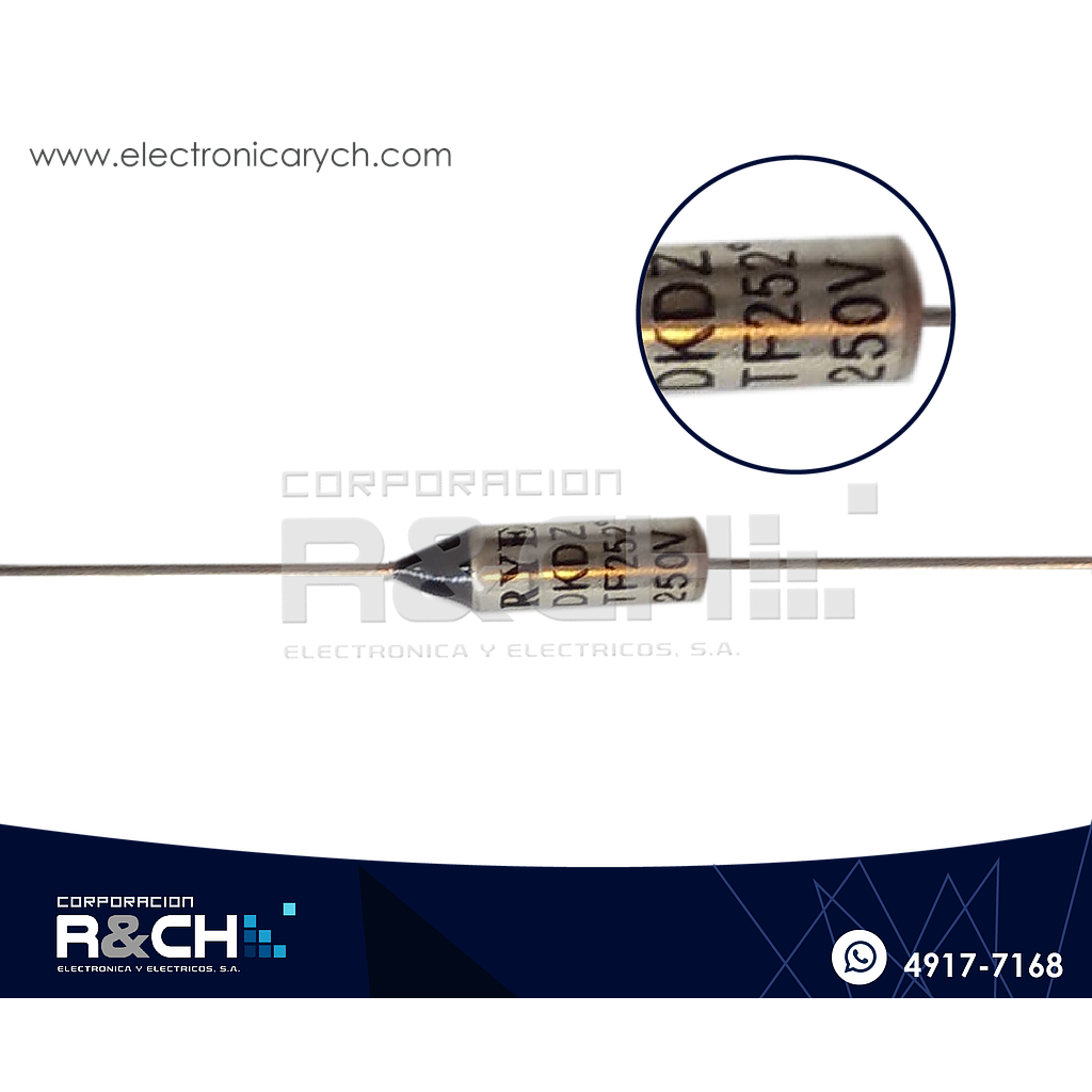 FT-252 Fusible Termico 252 ºC 10A