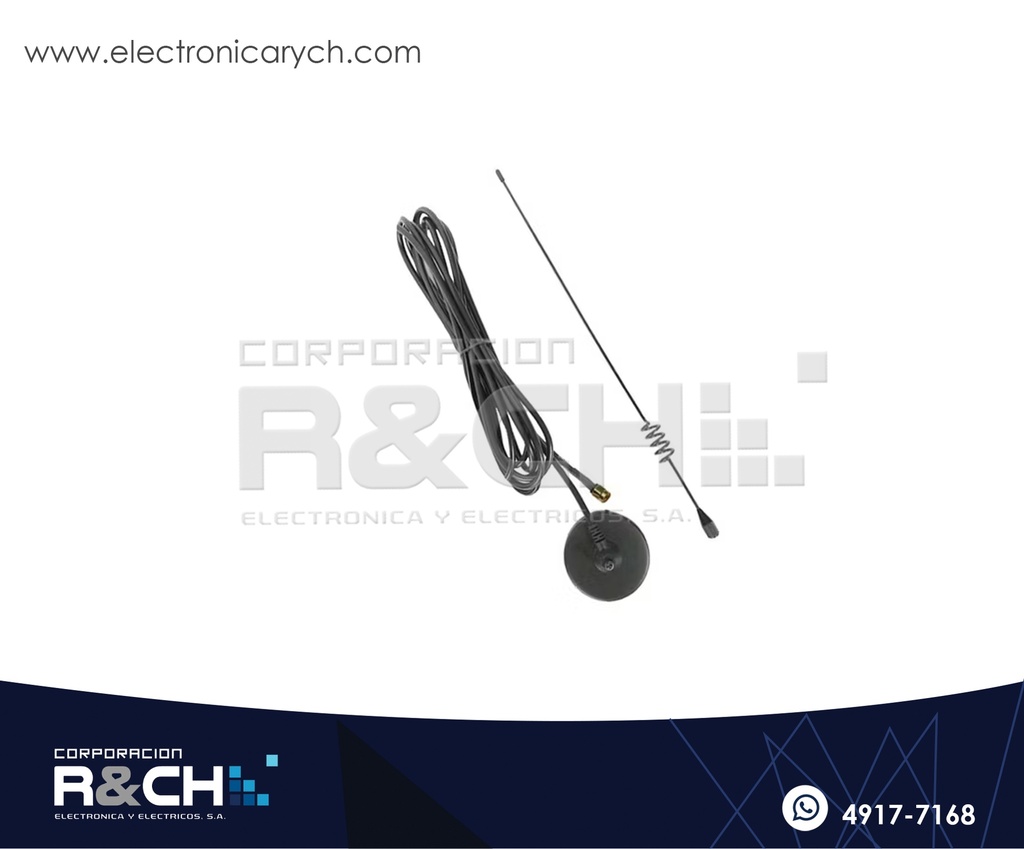 AT-S967 Antena GPRS GSM de 900MHz-1800MHz con Conector SMA Macho