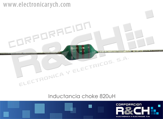 ID-C820UH inductancia choke 820uH