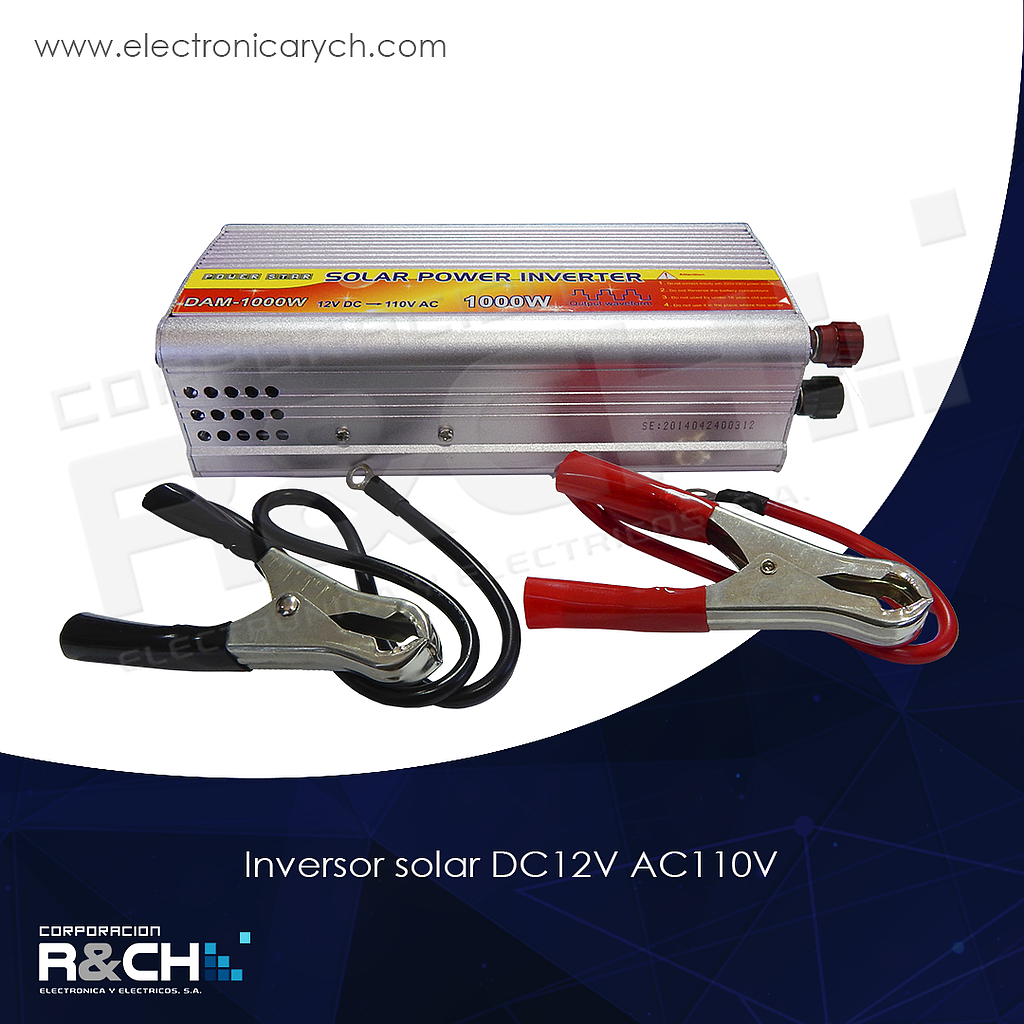 DAM-500 inversor solar DC12V AC110V