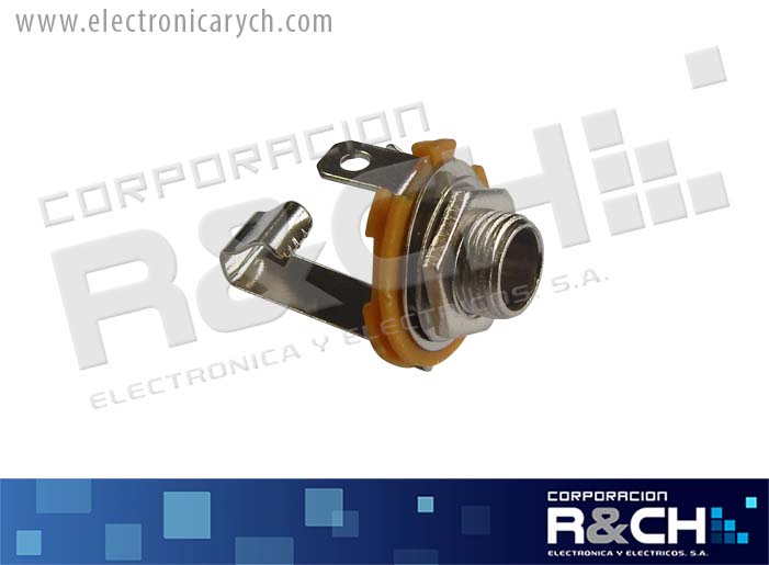 JC-2311 Jack Mono 1/4 para Chasis open w/sw