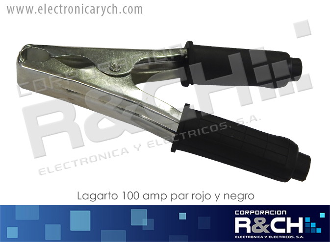 TM-360 lagarto 100 amp par rojo y negro