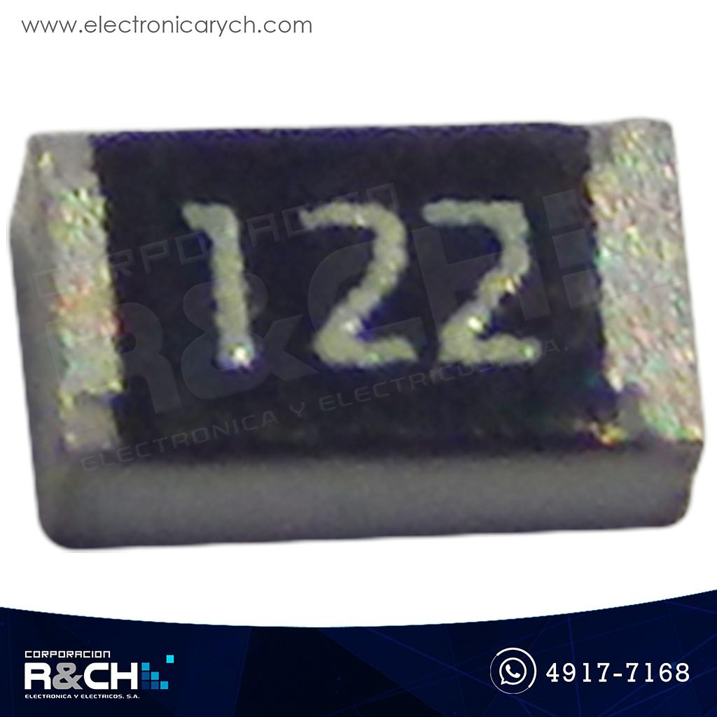 R0805-1.2K Resistencia 1.2K ohm 1/8W SMD