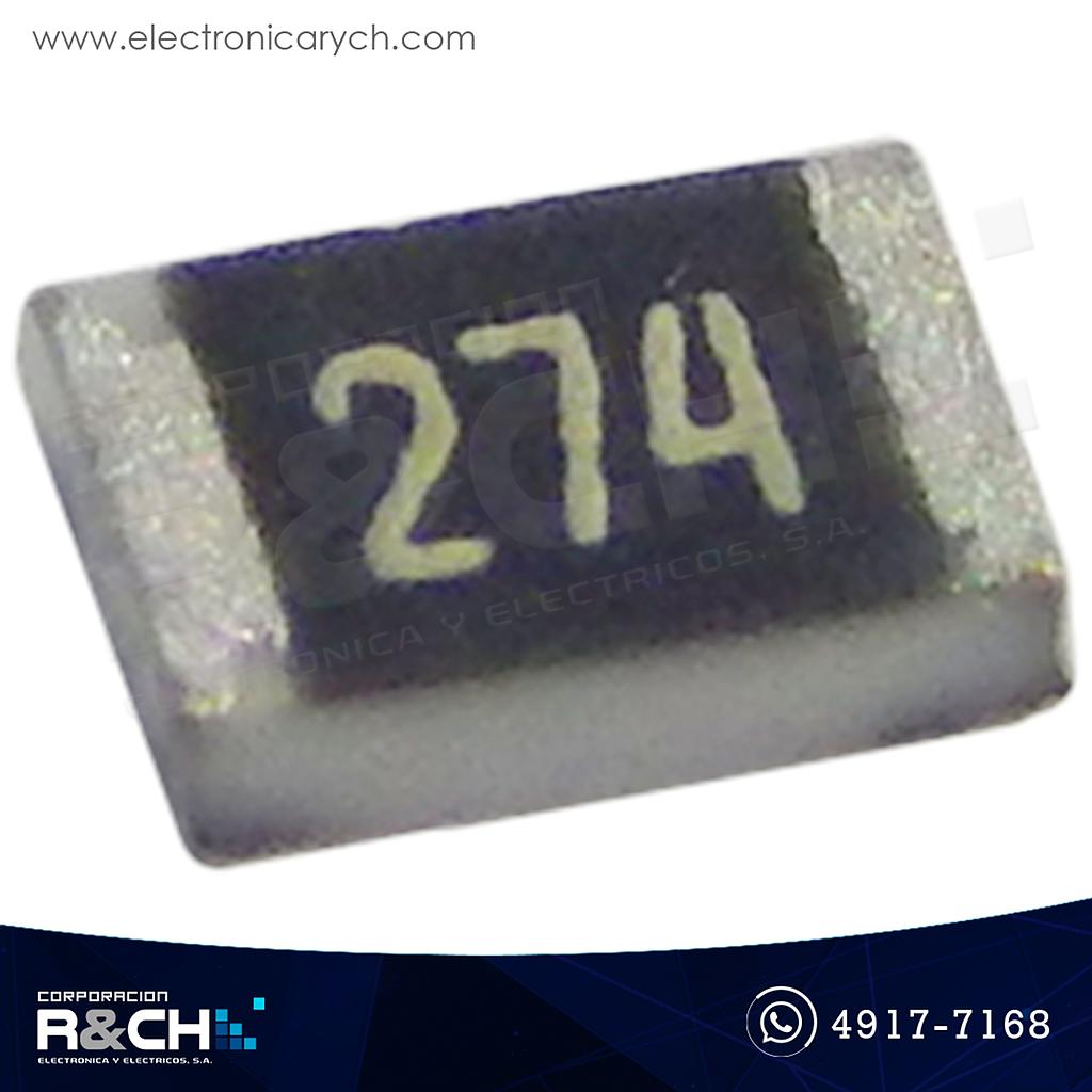 R0805-270K Resistencia 270K ohm 1/8W SMD