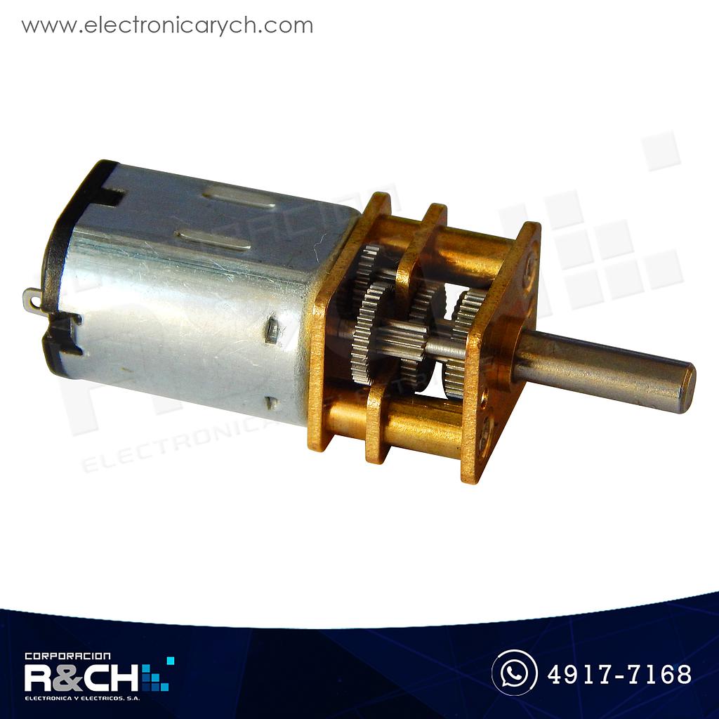 MT-DC6CM30 Motor mini 3-6V con caja reductora metalica 30RPM