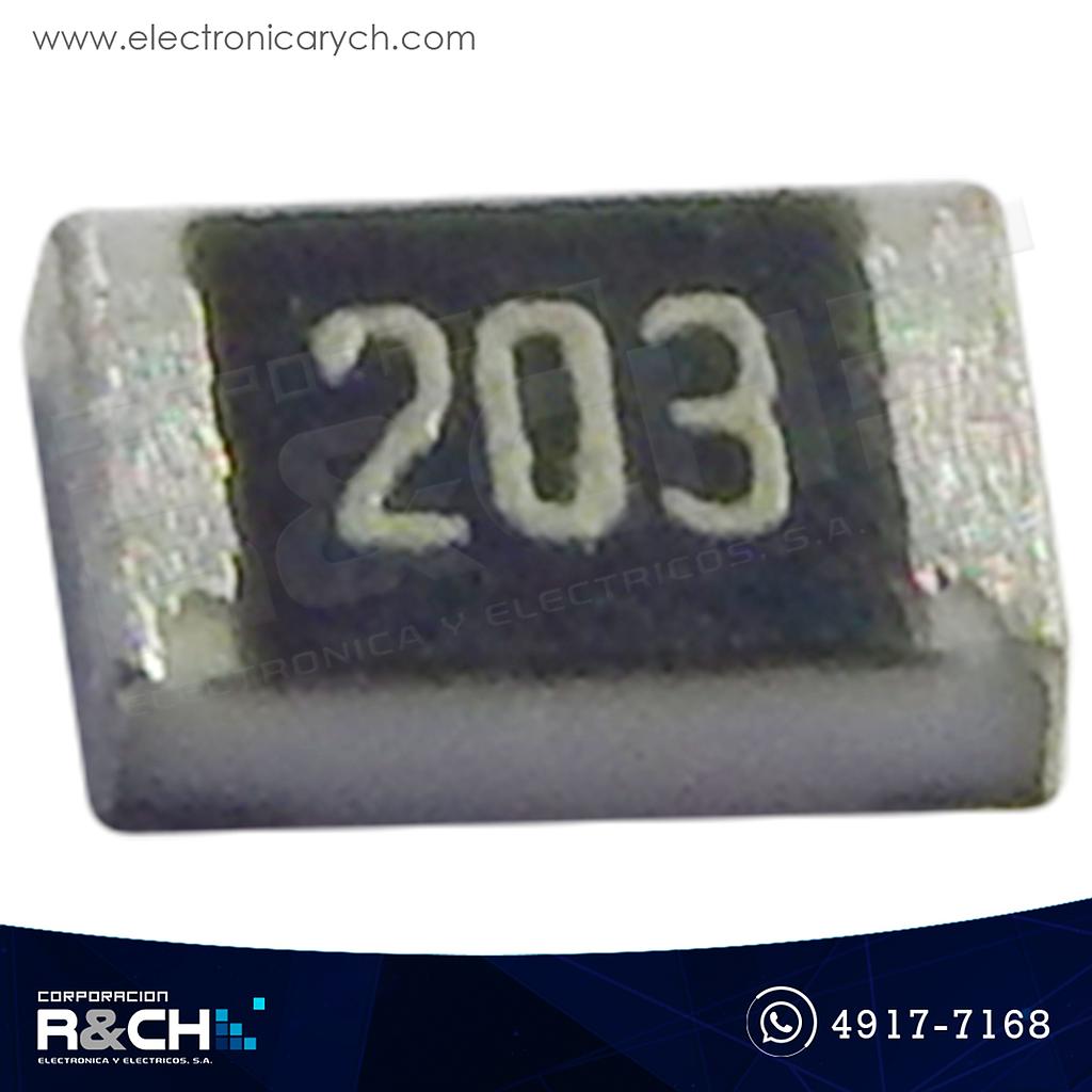R0805-20K Resistencia 20K ohm 1/8W SMD