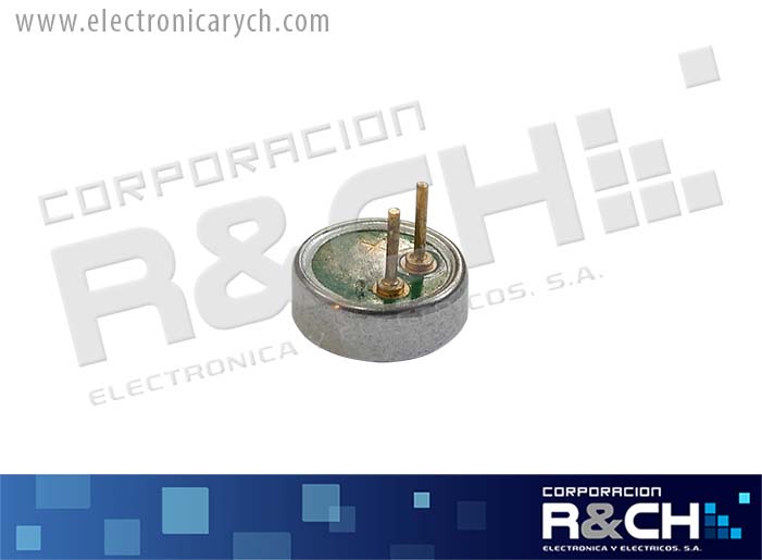 MC-E2M1 microfono electret 2 pin micro 6x2.2mm 28-46dB