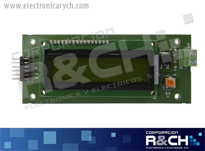 MD-EXPLCD002 modulo numato LCD alfanumerico 2x16