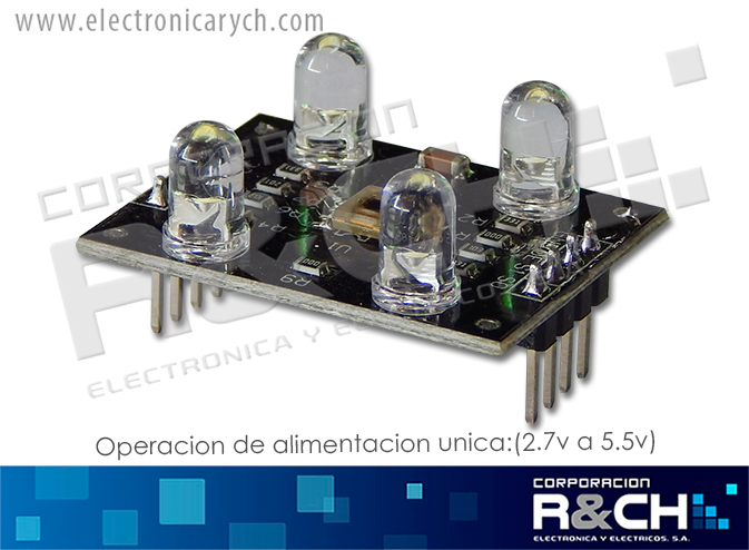 MD-TCS230 modulo sensor de color 3V-5V, entrada y salida digital 1cm deteccion