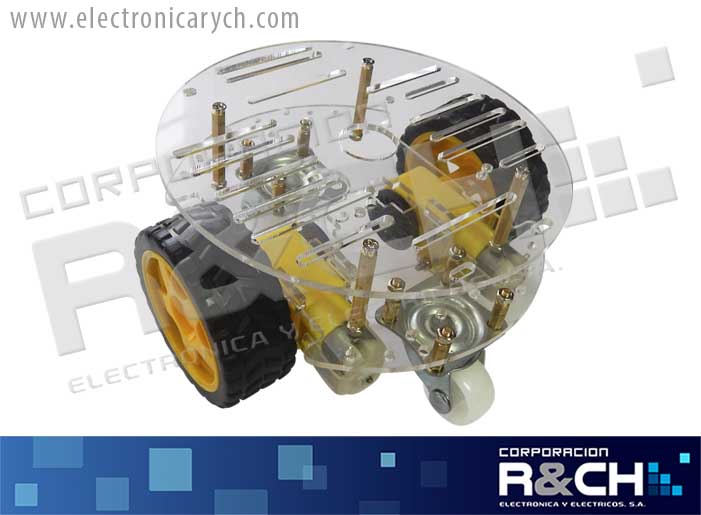 MT-P4R motor 6V con plataforma 2 motores+2ruedas locas