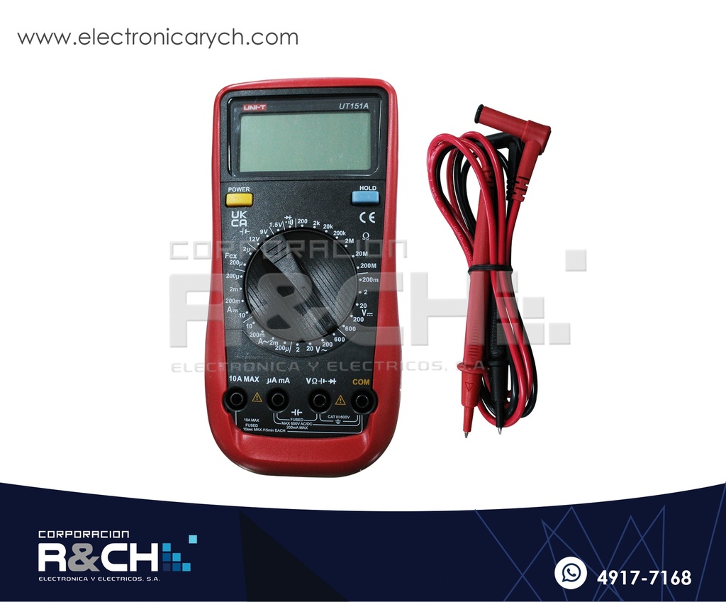 UT151A Multimetro Digital 600V