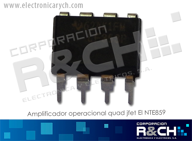 NTE859 op amp quad jfet (TL084,TL074)