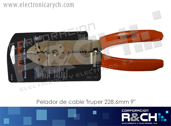 17353 pelador de cable truper 228,6mm 9"