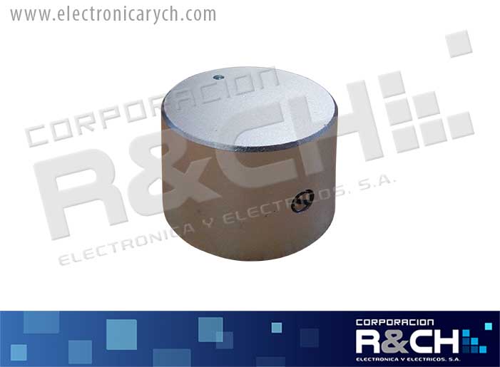 PA-MM perilla cromada de metal mediano p/efectos audio