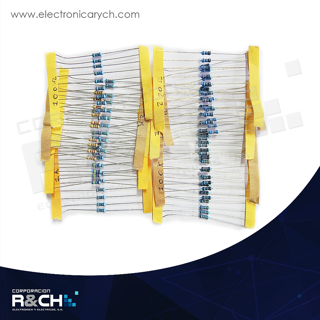 SX-400RX Kit 400 Resistencias 20 Valores