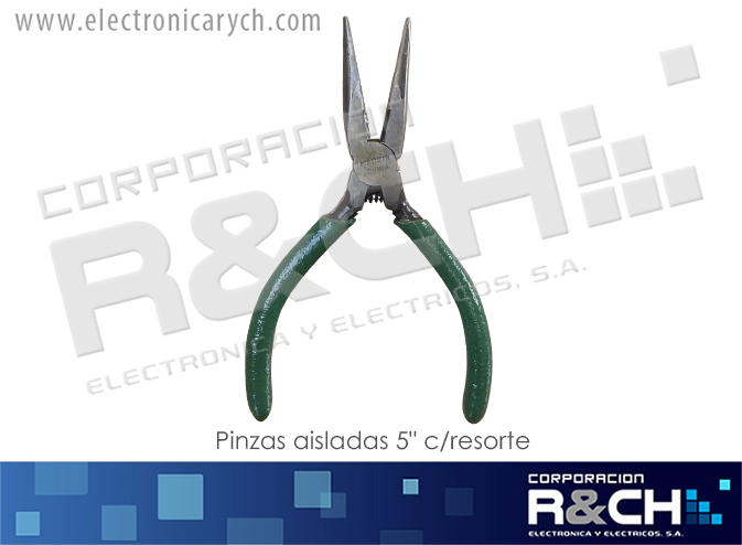 PZ-5R pinzas aisladas 5" c/resorte