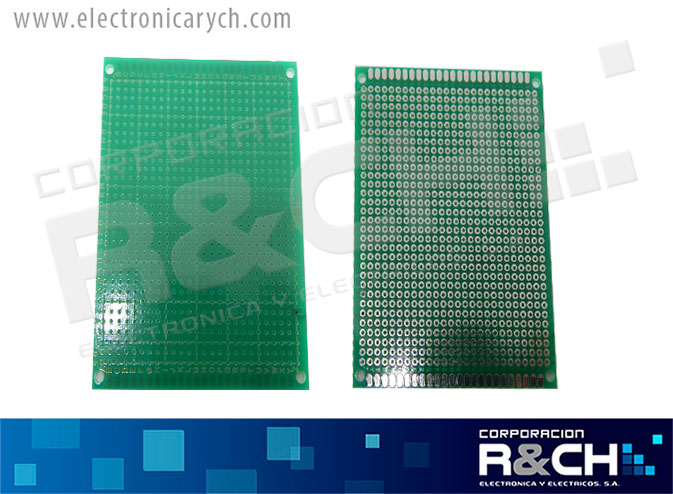 PC-97F placa perforada 9x7cm una cara fibra
