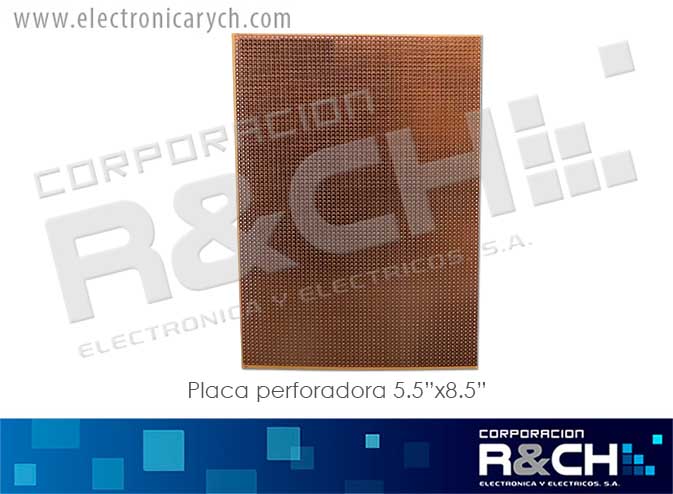 PC-CL022 placa perforada 5.50"x8.5"