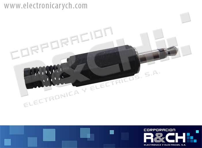 P-104A plug mono 3.5mm plastico c/cola