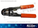 CP-TN4158 ponchadora p/8 conductores KR-240 RJ45