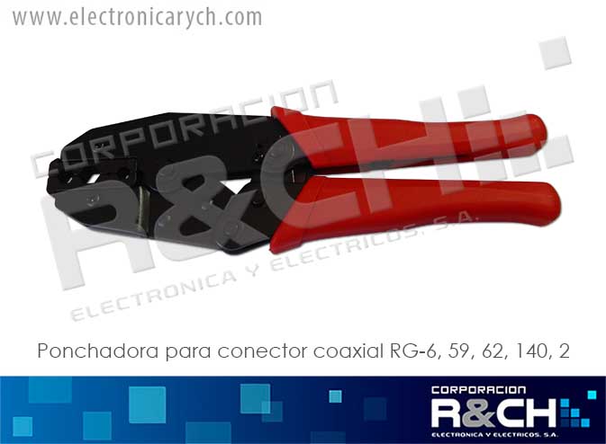 H-M388 ponchadora para conector coaxial RG-6, 59, 62, 140,2