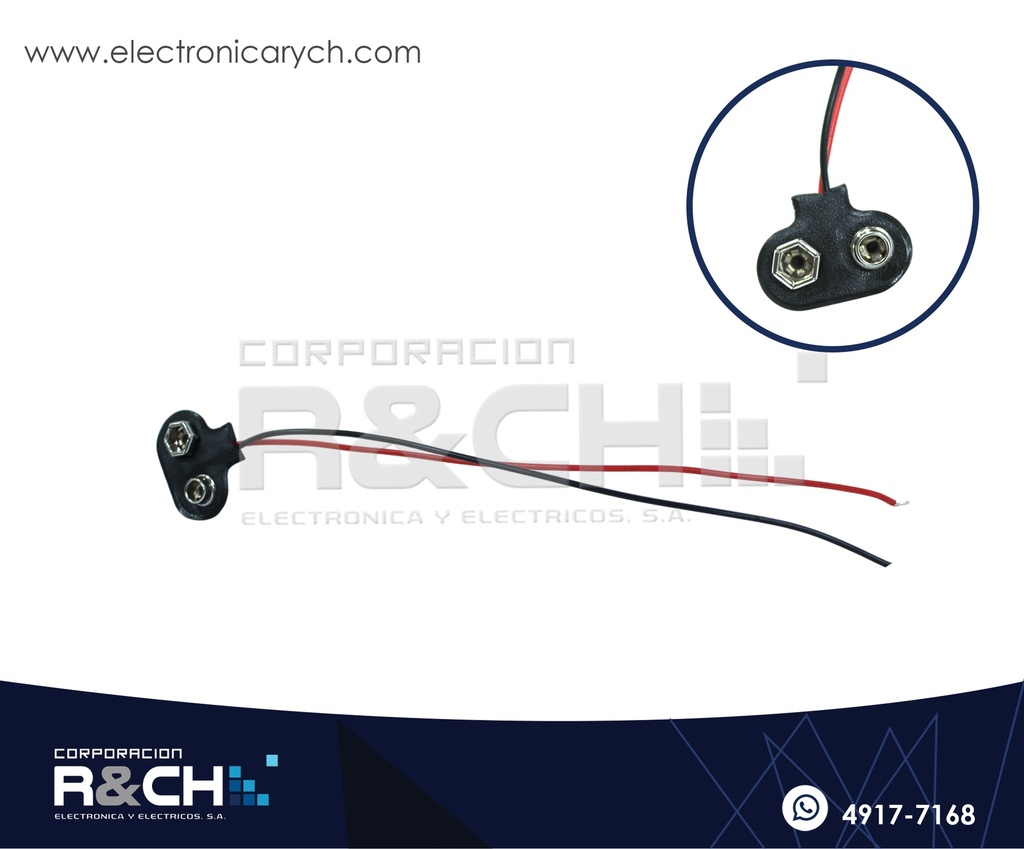 PR-B9V Porta Bateria 9V