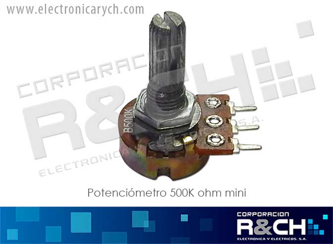PT-500KM potenciometro 500K ohm mini