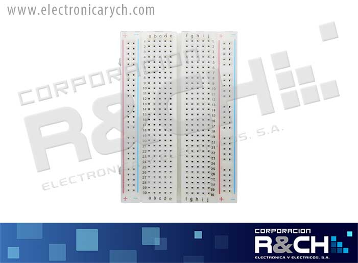 PB-WB-100 Proto Board 1/2 Galleta Pequeño Mini 400 puntos