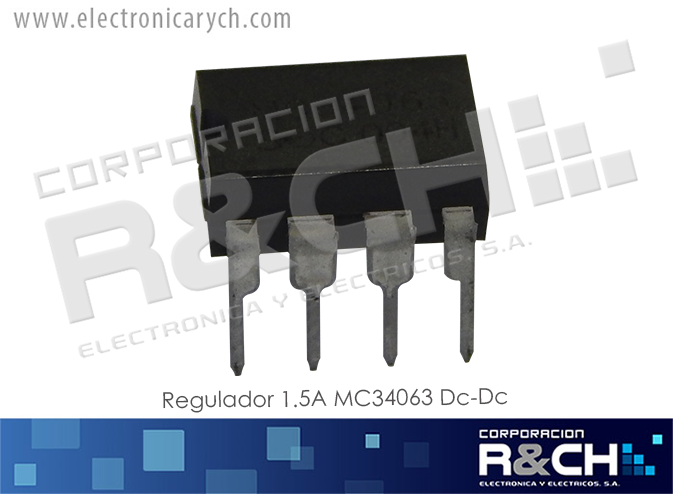 NTE7173 regulador 1.5A MC34063 Dc-Dc f=100khz Vo=3-40V
