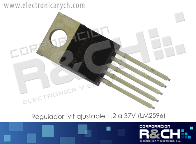 LM2596-ADJ regulador vlt ajustable 1.2 a 37V (LM2596)