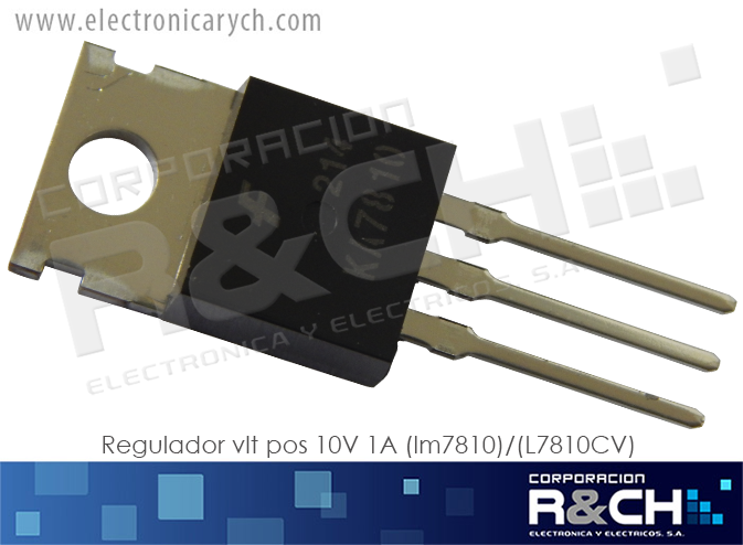 NTE1932 regulador vlt pos 10V 1A (lm7810)/(L7810CV)