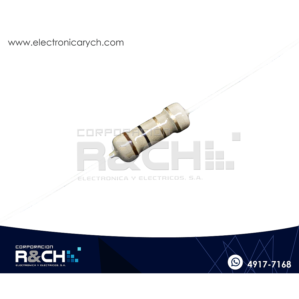 RX-1/12 resistencia 1 ohm 1/2 watt