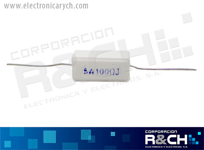 RX-100/5 resistencia 100 ohm 5 watt