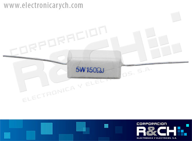 RX-150/5 resistencia 150 ohm 5 watt